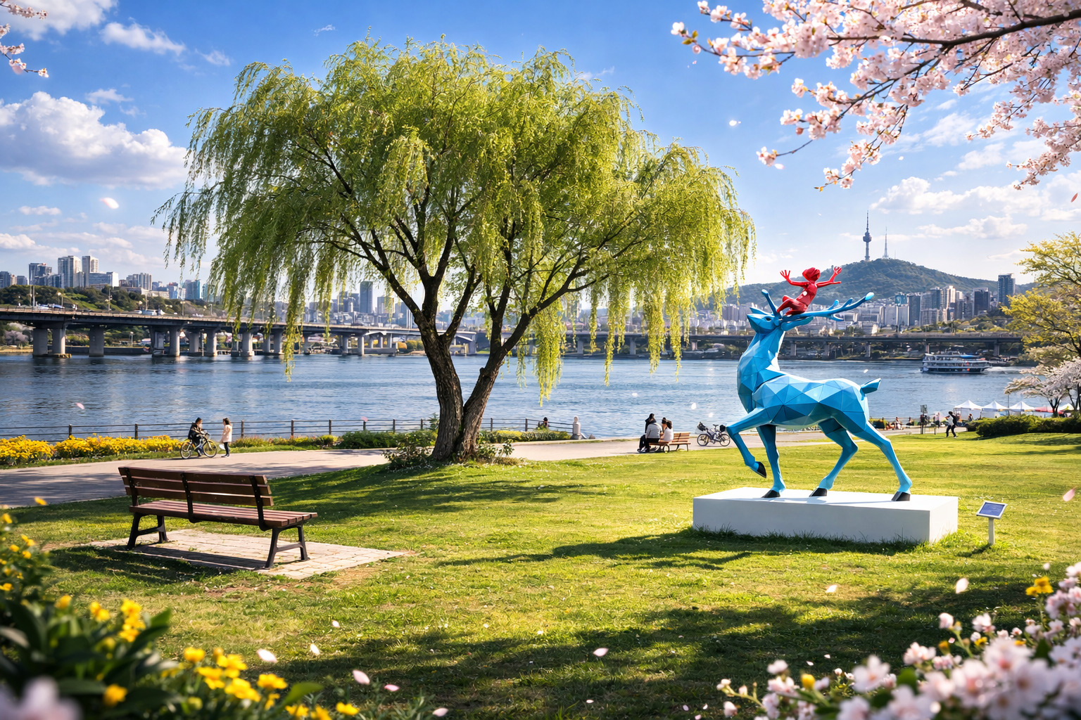 한강공원 조각작품 순환전시 – 서울스프링페스티벌 SEOUL SPRING FESTIVAL